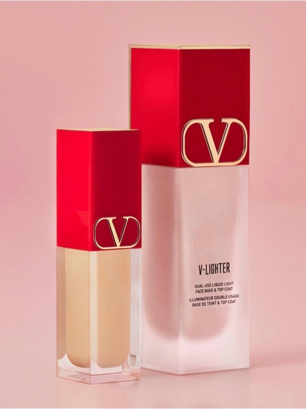 Valentino V-Lighter Liquid Face Base & Top Coat - Full Size BRAND NEW